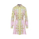 Versace Printed Silk Mini Dress