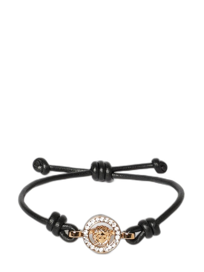 Versace Medusa 95 Leather Bracelet