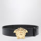 Versace Black Belt With Medusa Head Buckle