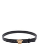 Versace Black La Medusa Leather Belt