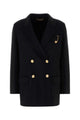Versace Double-Breasted Coat In Cashmere Blend