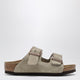 Birkenstock Taupe Suede Arizona Slide
