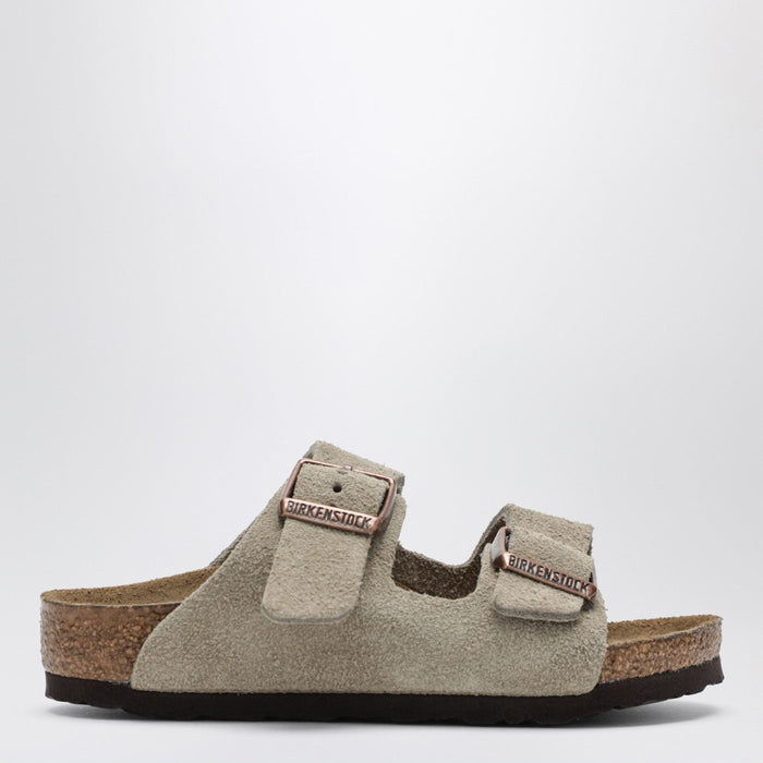 Birkenstock Taupe Suede Arizona Slide