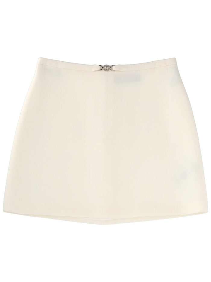 Versace Virgin Wool Miniskirt