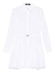 Versace Belted Cotton Shirt Dress