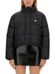 Courreges Down Jacket With Logo