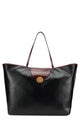Versace Large Tote Bag - - Leather - Black