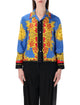 Versace Versace Printed Silk Twill Shirt