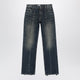 Versace Washed Regular-Fit Cotton Jeans In Dark Blue Denim
