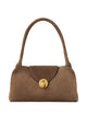 Versace Brown Vl Leather Handbag