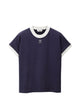 Versace Slim T-Shirt In Stretch Cotton Jersey