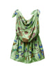 Versace Printed Silk Twill Mini Dress