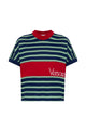 Versace Striped Cotton T-Shirt