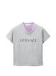 Versace Stretch Cotton Jersey T-Shirt With Print
