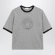 Versace Cotton Jersey T-Shirt With Printed Logo