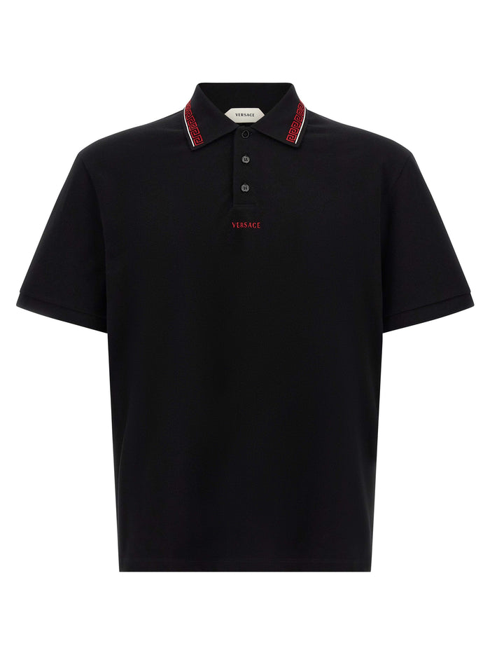 Versace 'Greca' Polo Shirt