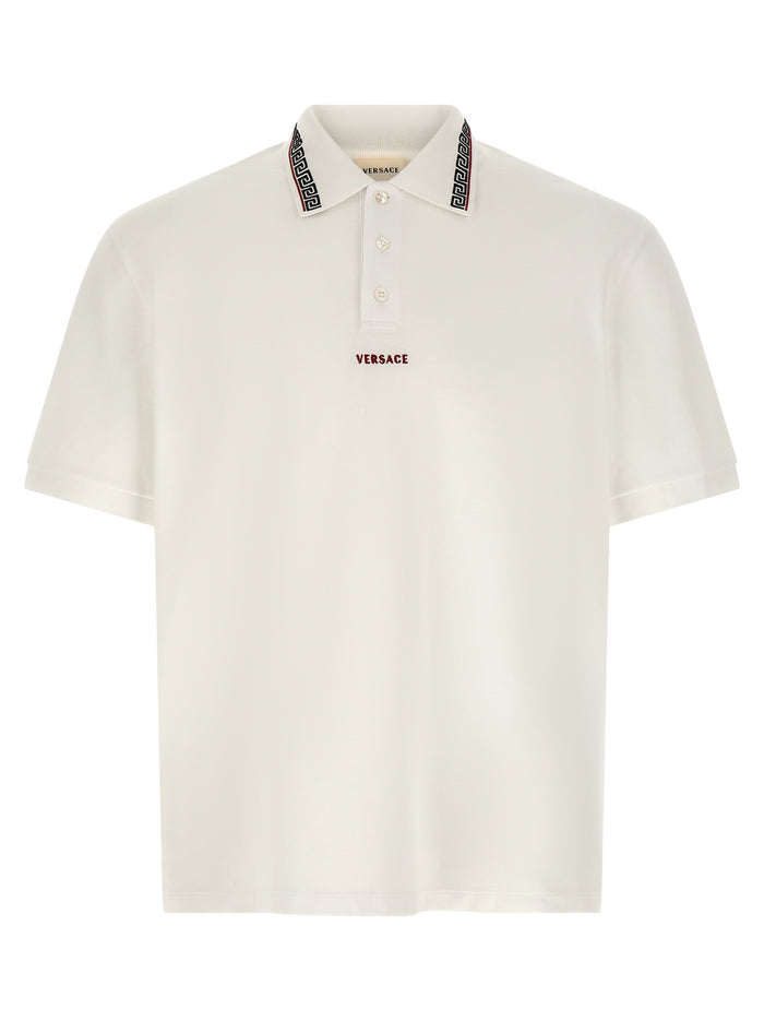 Versace 'Greca' Polo Shirt