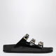 Birkenstock Slide Florida Dbuckle Exquisite Lucida Nera