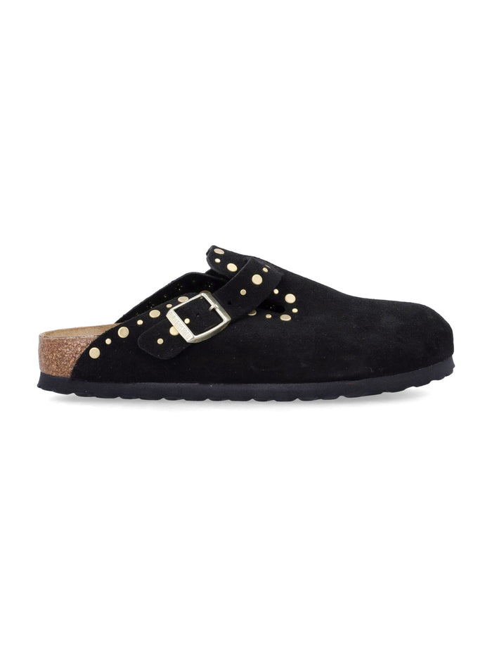 Birkenstock Boston Rivets Suede Mule