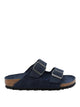 Birkenstock Arizona Blue Suede Sandals