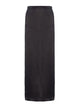 Pinko Black Acetate Polyester Midi Dress