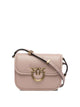 Pinko Pink Leather Crossbody Bag