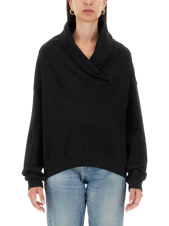 Saint Laurent V-Neck Sweatshirt