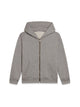 Golden Goose Journey/ Boy's Zipped Sweatshirt Hoodie/ Melange Cotton Stolen From Golden Print
