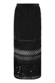 Pinko Crespo Crochet Knit Skirt