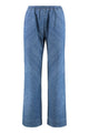 Pinko Namibia Printed Cotton Trousers