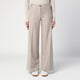 Quelledue Grey Mélange Wool Trousers