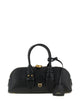Pinko Nero Oro Leather Padlock Bag