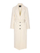 Pinko White Cerfoglio Coat