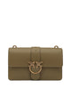 Pinko Green Leather Crossbody Bag