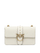 Pinko White Leather Crossbody Bag