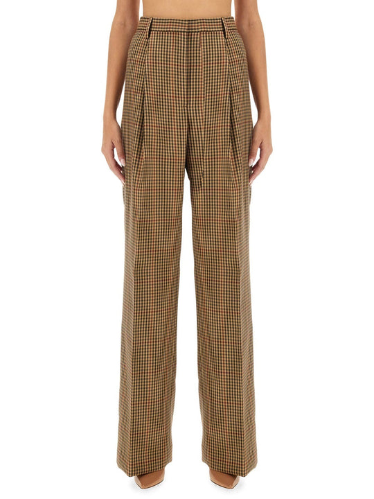 Dries Van Noten Pants With Check Pattern
