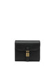 Pinko Black Leather Polyester Wallet