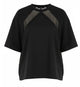 Pinko Black Polyester T-Shirt Polo