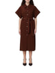 Pinko Pinko Brown Short Dress