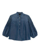 Pinko `Mazzo Di Fiori` Denim Blouse