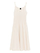 Pinko Beige Cotton Elastane Dress