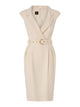 Pinko White Textile Fibre Dress