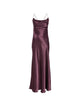 Pinko Bordeaux Red Cotton Dress