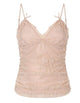 Pinko Rosa Mogano Lace Detail Top