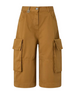 Pinko Bronze Cotton Shorts