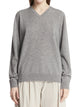 The Row Nian Sweater In Grey Cashmere