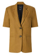 Pinko Bronze Stretch Cotton Jacket