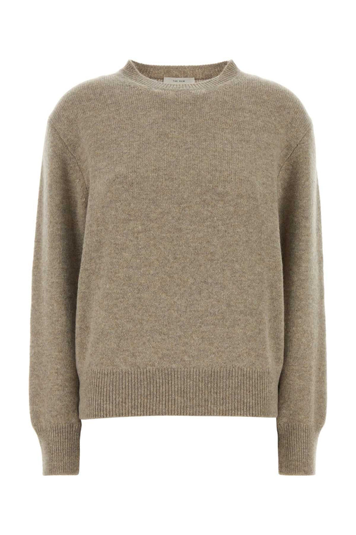 The Row Beige Cashmere Noval Sweater