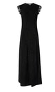 Pinko Black Acrylic Knit Dress