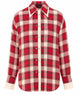 Pinko Red Black Cotton Shirt